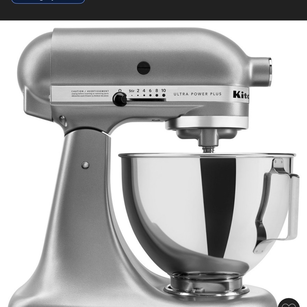 KitchenAid Ultra Power Plus Mixer in Silver